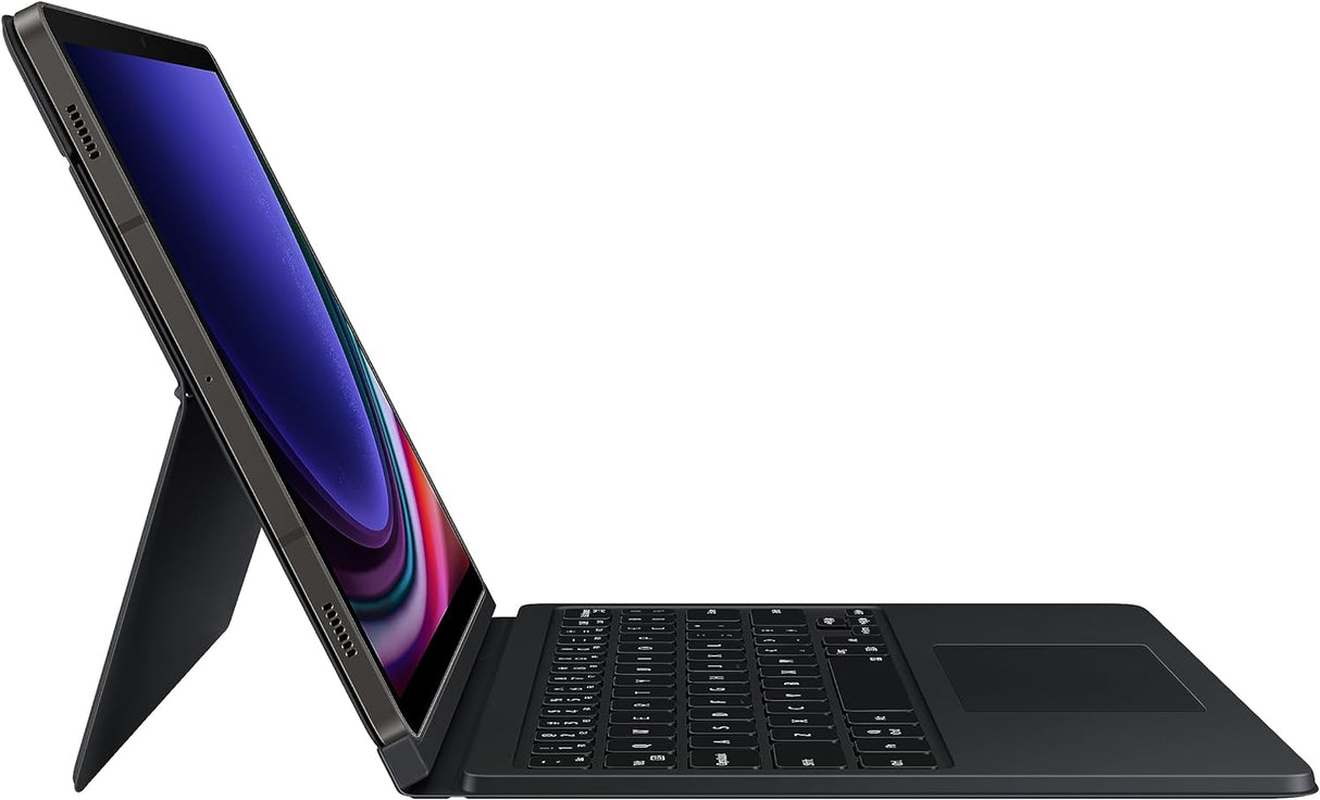 Samsung Galaxy Book Cover Keyboard with Trackpad for Tab S9/S9FE - Black