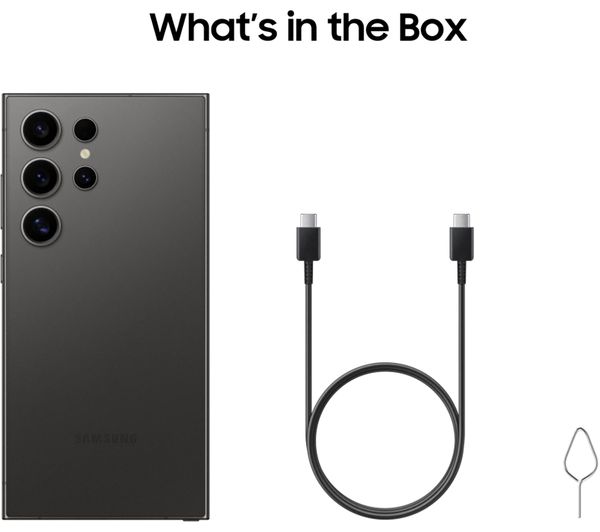 Samsung Galaxy S24 Ultra 5G Smartphone 256GB Dual-SIM-Free - Titanium Black - Kazoop