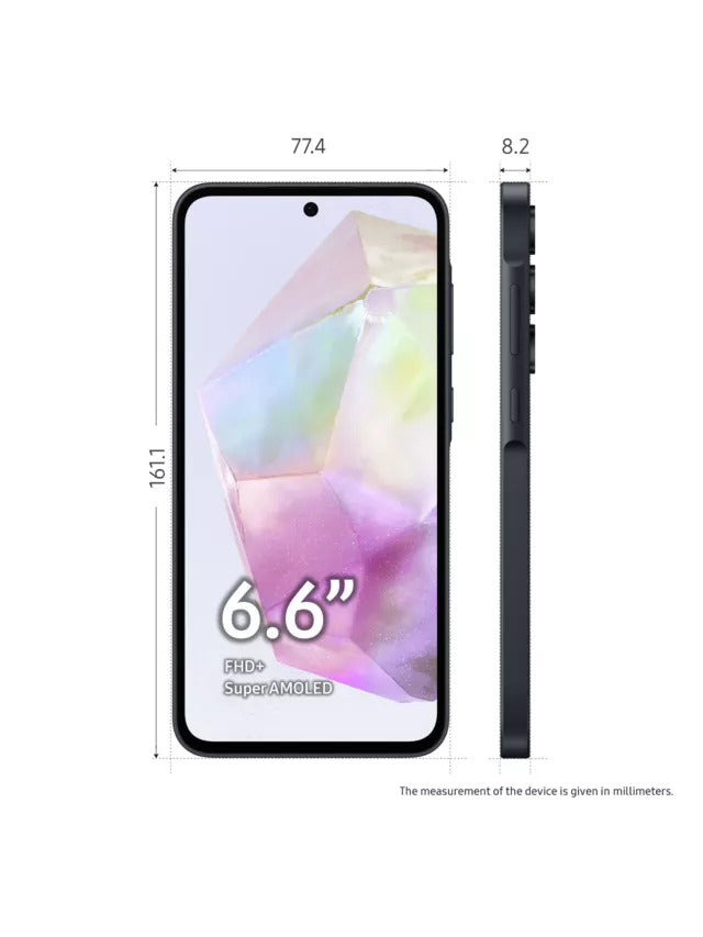 Samsung Galaxy A35 6.6" 5G 128GB Smartphone 6GB RAM SIM-Free Unlocked - Navy - Kazoop