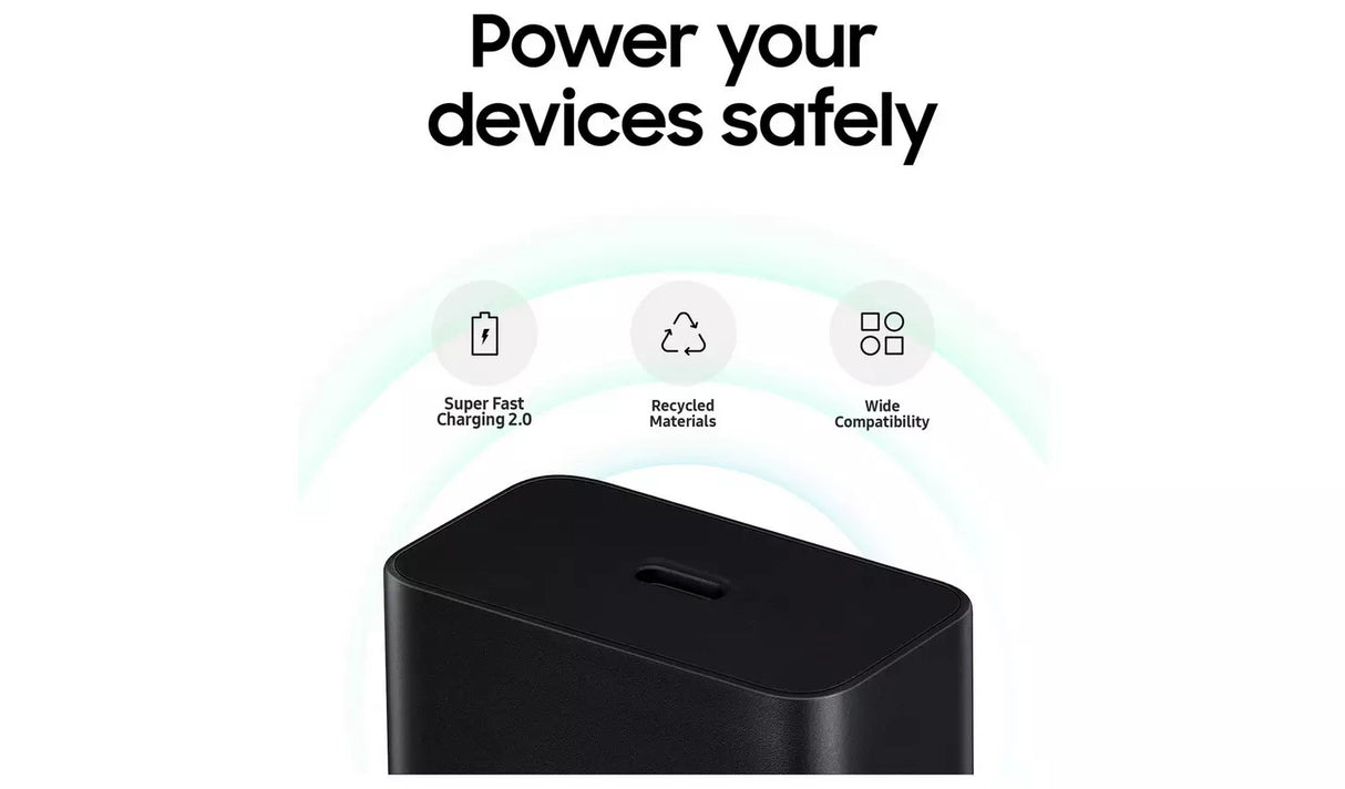 Samsung Genuine 45W Super Fast Charger USB-C EP-T4511XBEGGB - Black