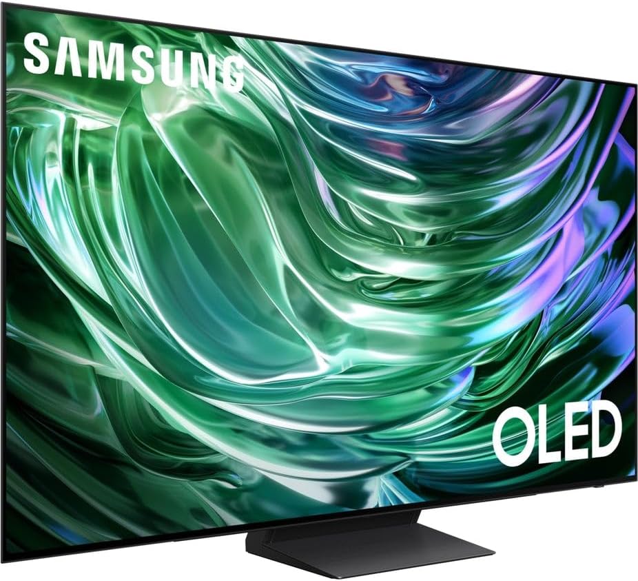Samsung QE55S90D 2024 OLED HDR 4K UHD 55'' Smart AI TV with TVPlus - Black