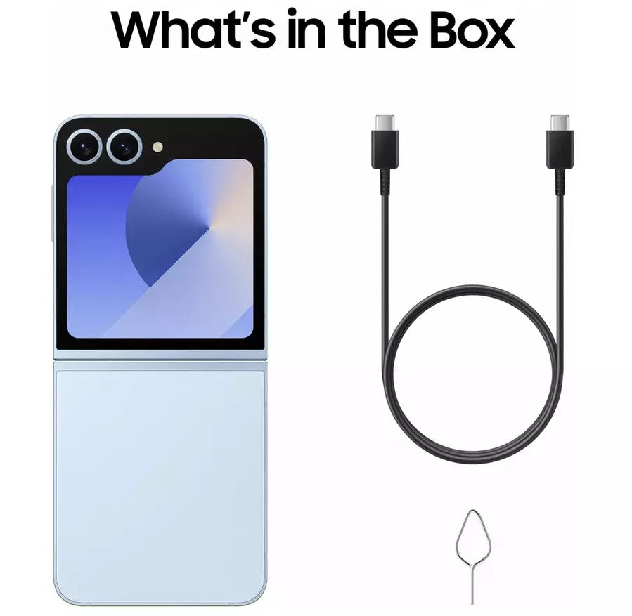 Samsung Galaxy Z Flip6 5G 6.7'' Foldable Smartphone 512GB Dual SIM-Free Blue