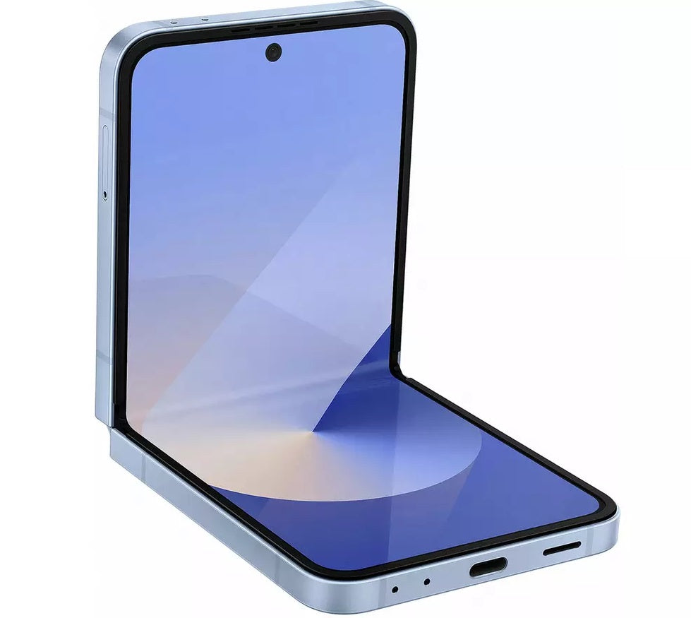 Samsung Galaxy Z Flip6 5G 6.7'' Foldable Smartphone 512GB Dual SIM-Free Blue - Kazoop