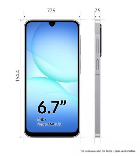 Samsung Galaxy A17 5G 6.7'' Smartphone 128GB Unlocked Dual-SIM-Free - Grey