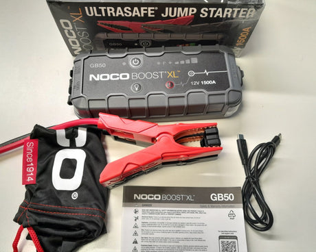 NOCO Boost XL GB50 1500Amp Ultra Safe Jump Starter With Type C To C Cable