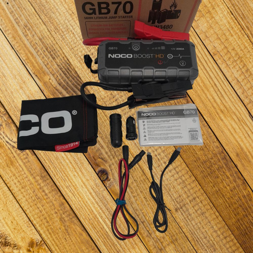 NOCO Boost GB70 12V 2000A USB Portable Car Battery Jump Starter - Grey