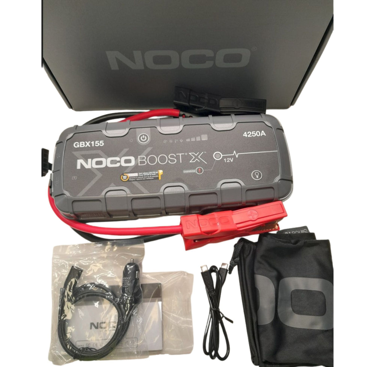 NOCO GBX155 Boost X 4250A 12V Portable Lithium Jump Starter With Type C To C