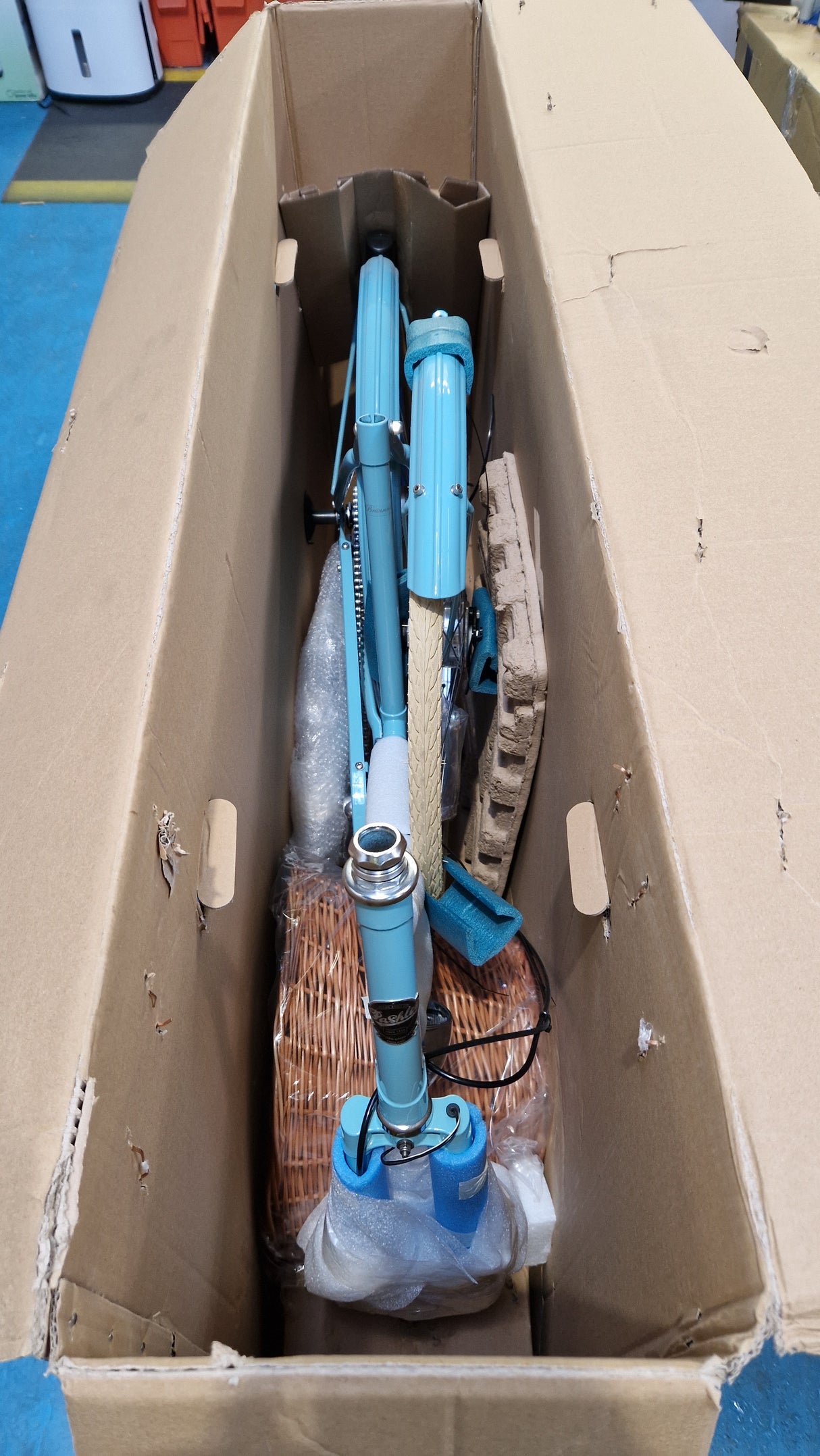 Pashley Britannia 5-Gears Womens Bicycle Bike 20" Steel Frame Duck Egg Blue