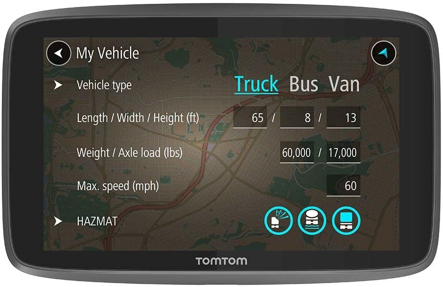 TomTom GO Professional 620 EU Maps 6'' Touchscreen Truck Sat Nav - Black