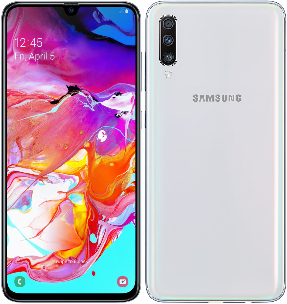 Samsung Galaxy A70 4G Smartphone 128GB Unlocked Sim-Free - White