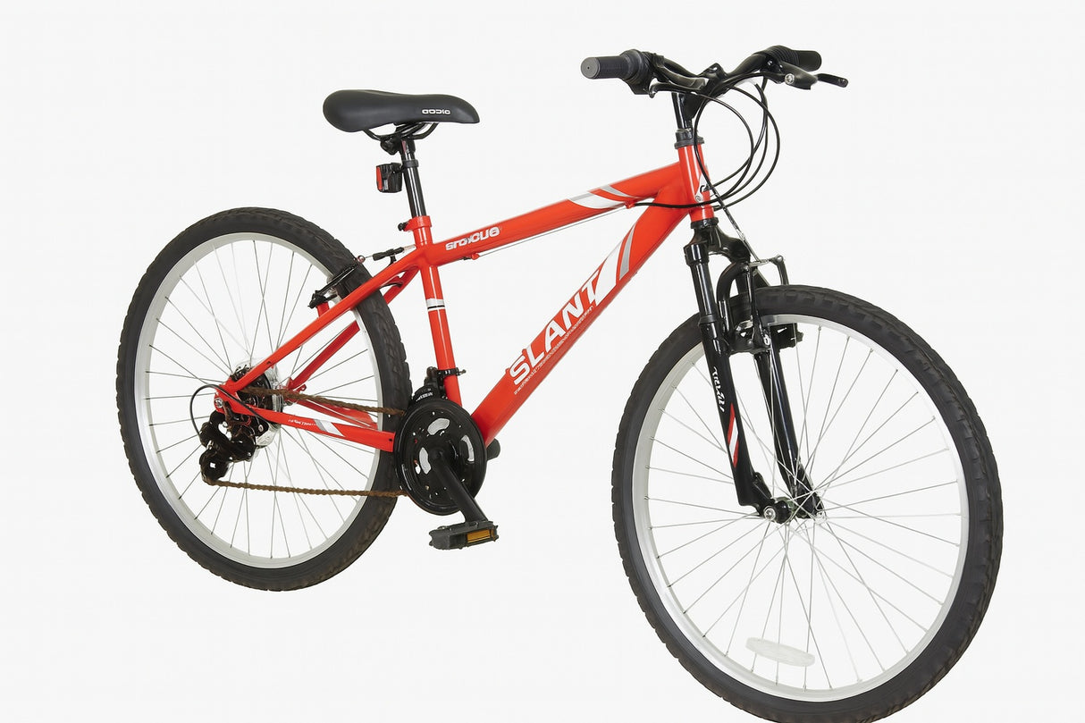 Apollo Slant Mens 18-Speed V-Brakes Mountain Bike - Red - Medium Frame