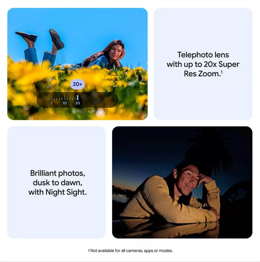 Google Pixel 10 6.3'' 5G Smartphone 12GB RAM 128GB Unlocked SIM-Free - Black