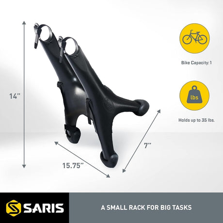 Saris Solo Single 1 Bicycle Rear Mounted Car Bike Rack Max 15kg - Black