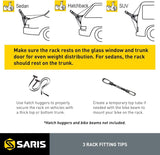 Saris Solo Single 1 Bicycle Rear Mounted Car Bike Rack Max 15kg - Black