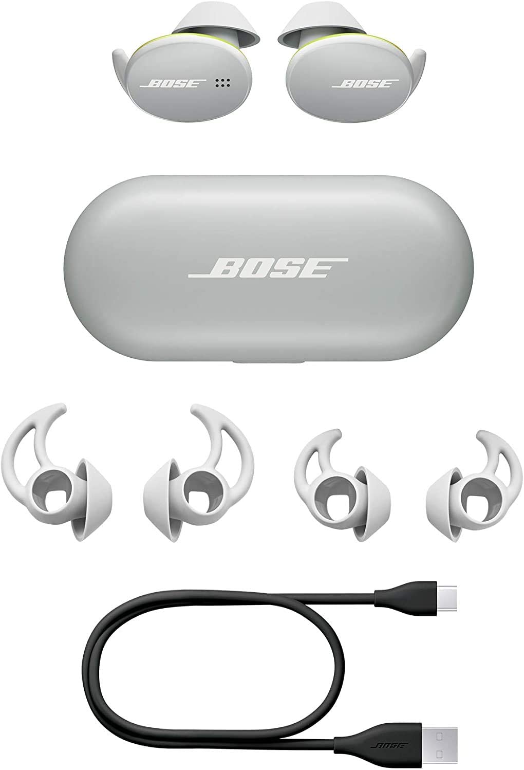 Bose Sport Earbuds True Wireless Bluetooth In-Ear Headphones - Glacier White - Kazoop 