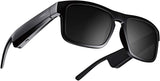 BOSE Frames Tenor Rectangular Polarized Bluetooth Audio Sunglasses - Black - Kazoop 