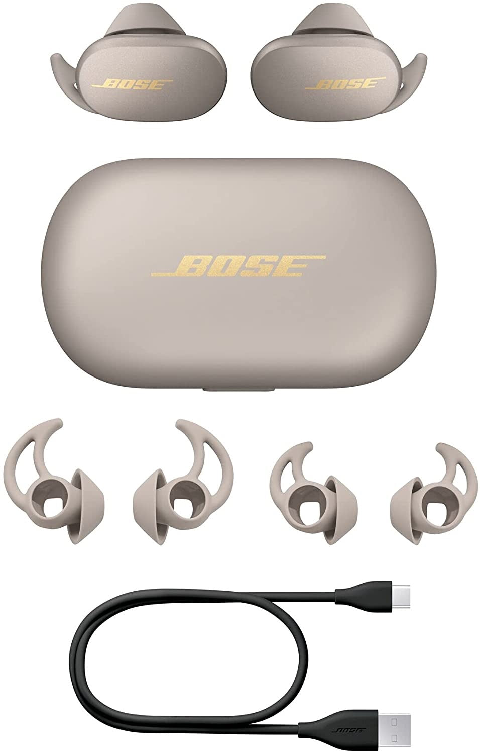 Bose QuietComfort Wireless Bluetooth In-Ear Headphones - Sandstone - Kazoop 