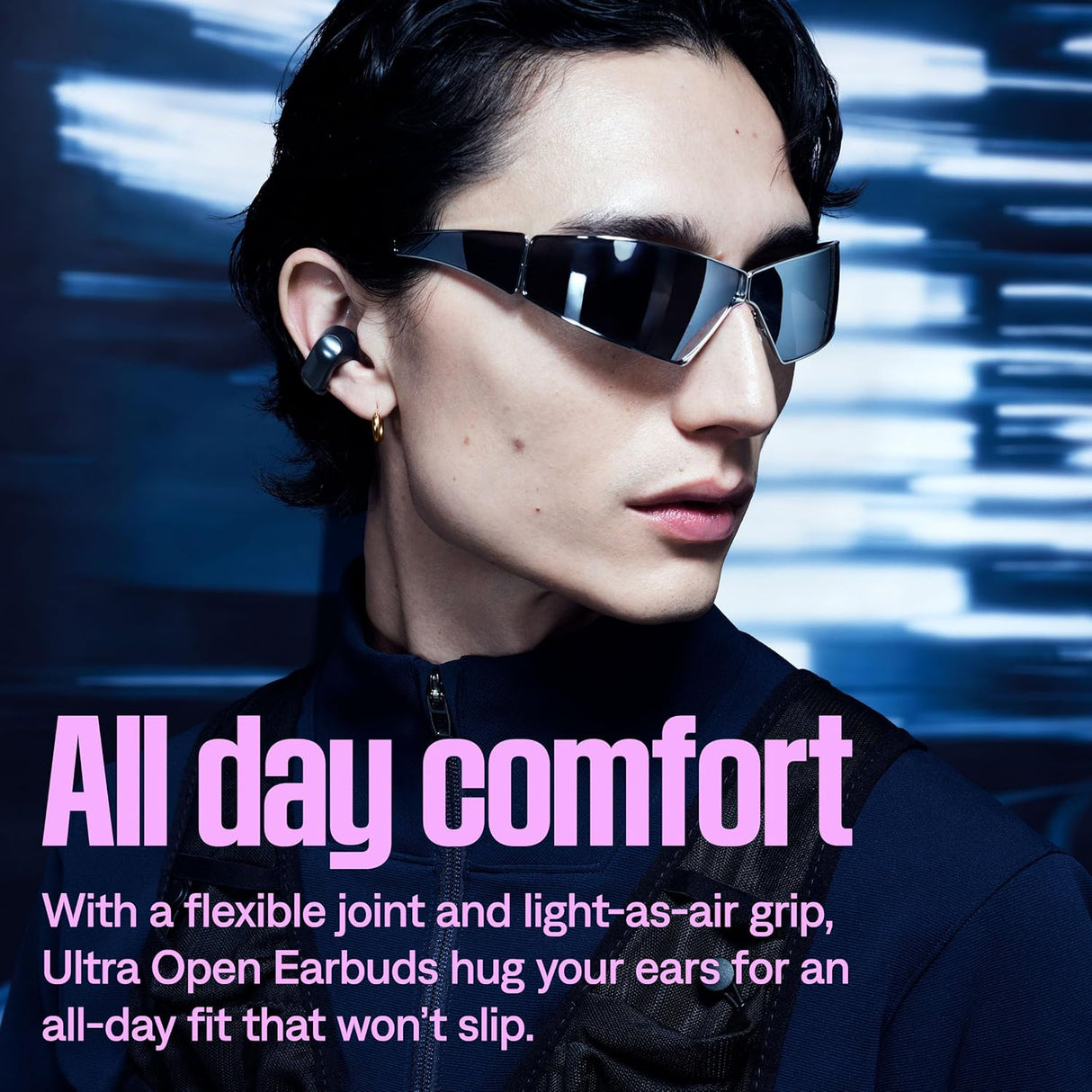 Bose Ultra Open True Wireless Bluetooth In-Ear Headphones with Mic - Black