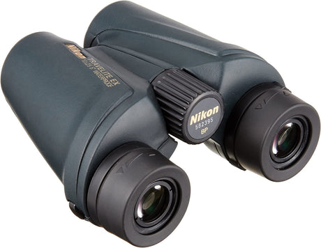 Nikon Travelite EX Waterproof Binoculars 10 x 25 - Black - Kazoop 