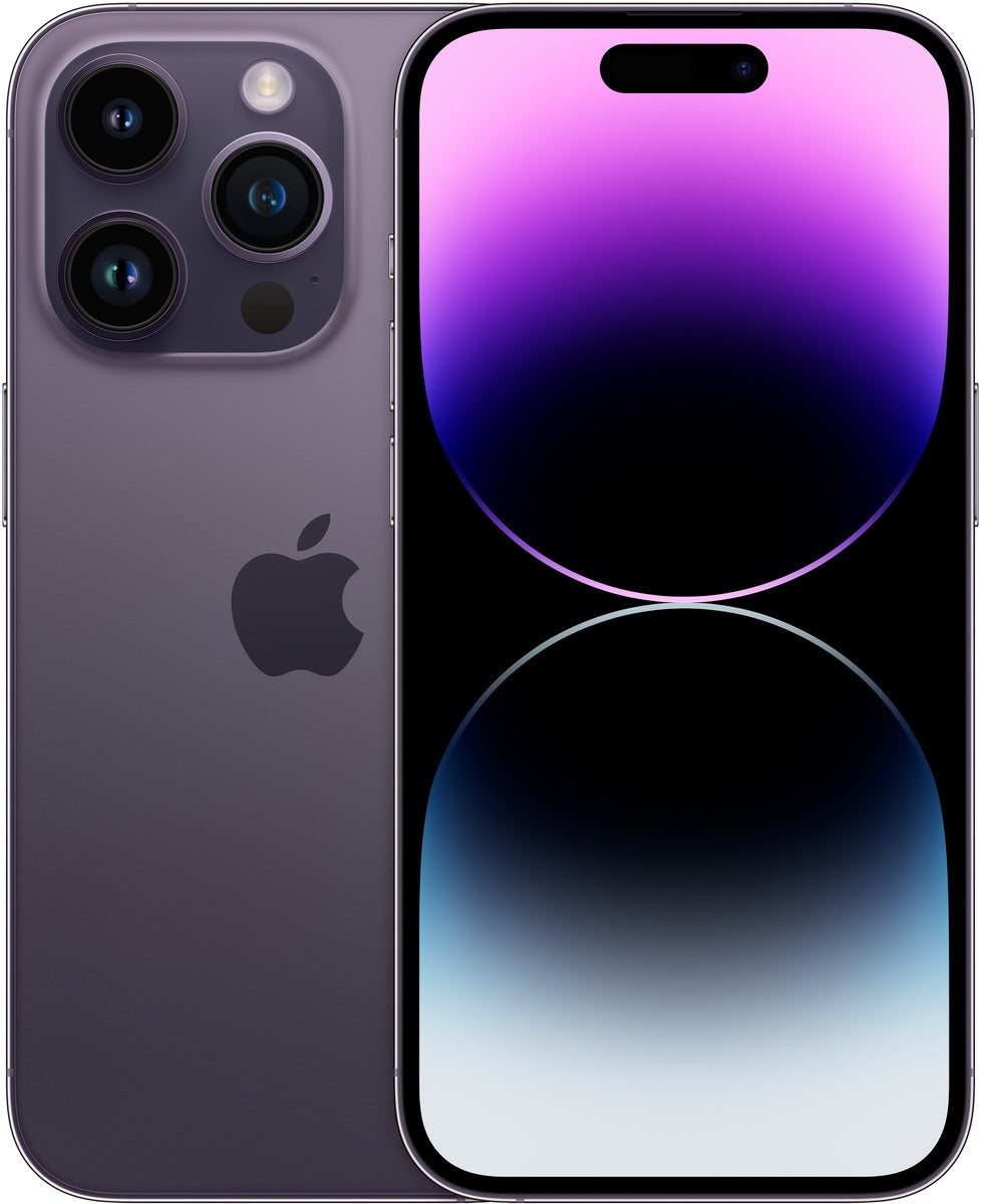Apple iPhone 14 Pro 5G 6.1" Unlocked SIM-Free 6GB 256GB Smartphone - Purple