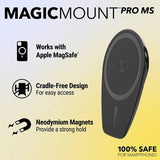 MagicMount Pro MS 3-in-1 Magnetic Phone Mount Holder for Window/Dash/Vent