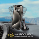 MagicMount Pro MS 3-in-1 Magnetic Phone Mount Holder for Window/Dash/Vent