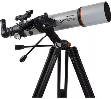 Celestron StarSense Explorer DX 102AZ App-Enabled Refractor Telescope - Grey - Kazoop 