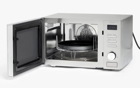 John Lewis JLCMWO011 32L Combination Microwave Oven 1000W - Silver - Kazoop 