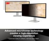 3M Display Privacy Filter for 28in Widescreen Monitor 16:9 - Black - Kazoop 