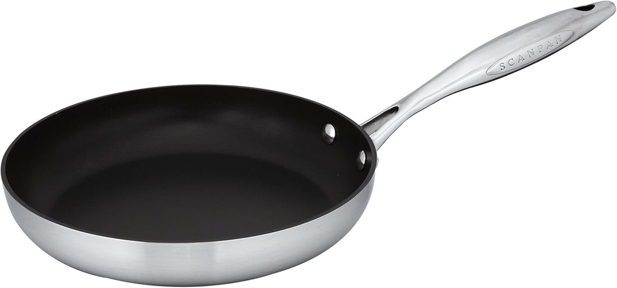 SCANPAN CTX Stainless Steel Non-Stick Dishwasher Safe Frying Pan 24cm/9.5'' - Kazoop 