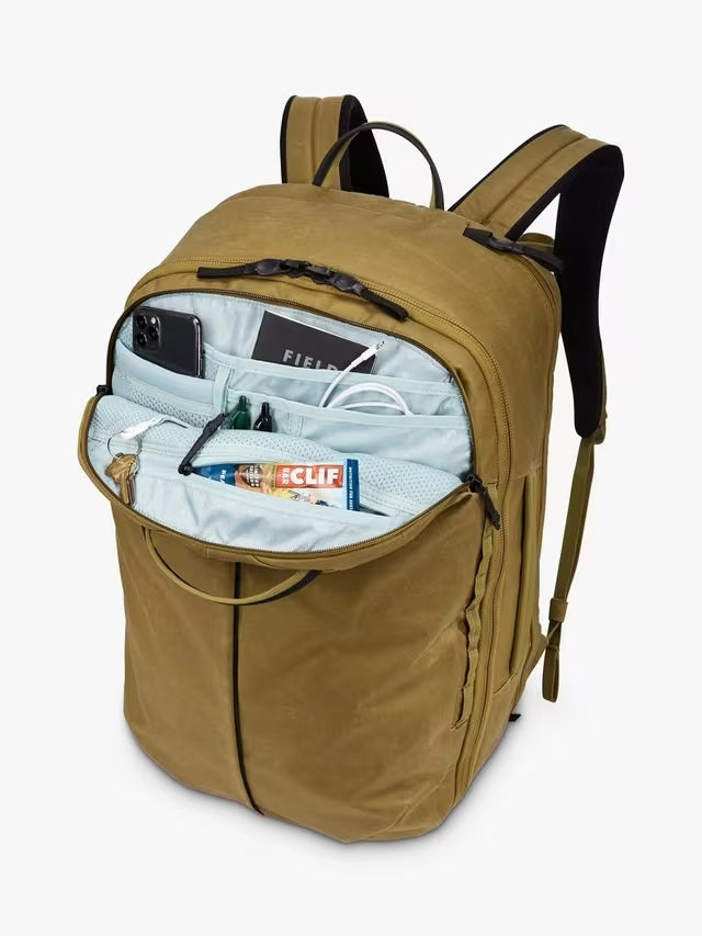 Thule Aion 40L Recycled Polyester Travel Carry-On Bag Backpack - Nutria
