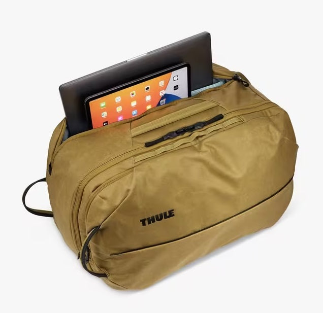 Thule Aion 40L Recycled Polyester Travel Carry-On Bag Backpack - Nutria