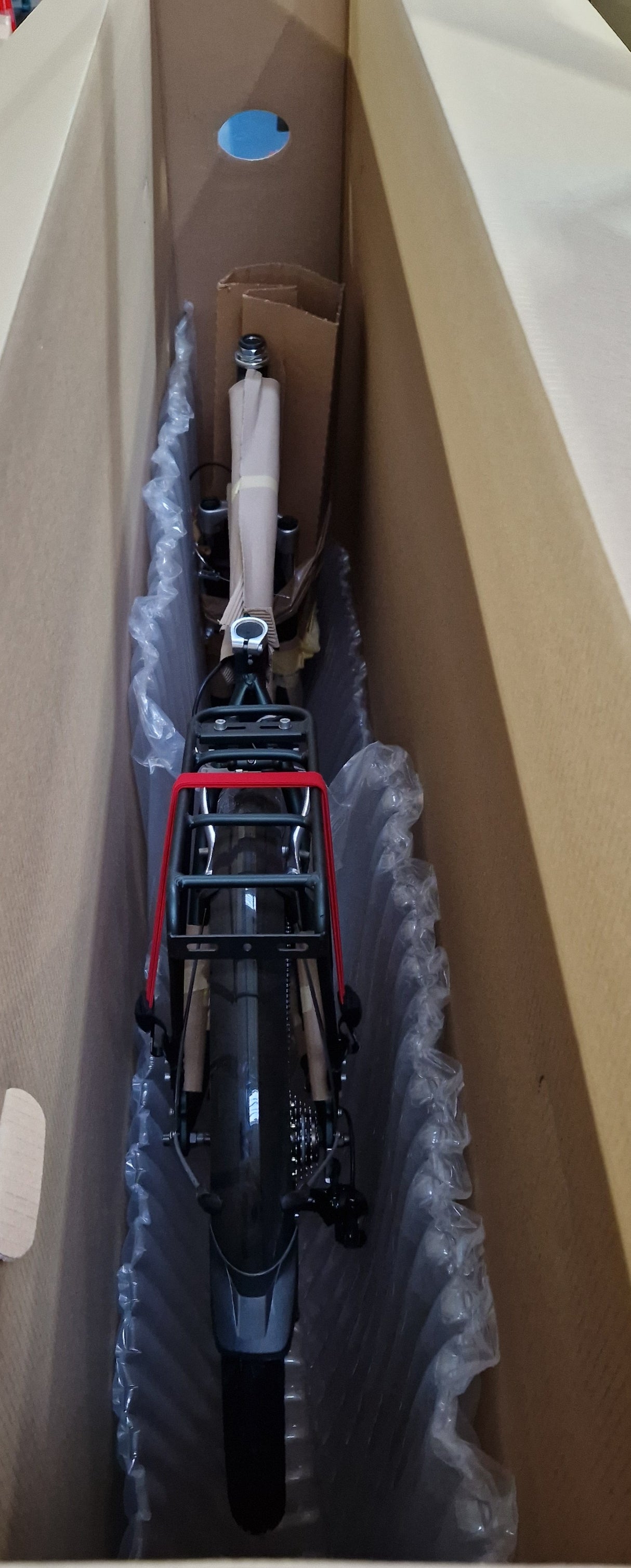 Raleigh Pioneer Trail Crossbar 21-Speed Grey/Green Hybrid Bike - Large 20''