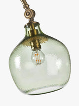 John Lewis Cartmel Textured Non-Dimmable Indoor Corded Tall Glass Floor Lamp