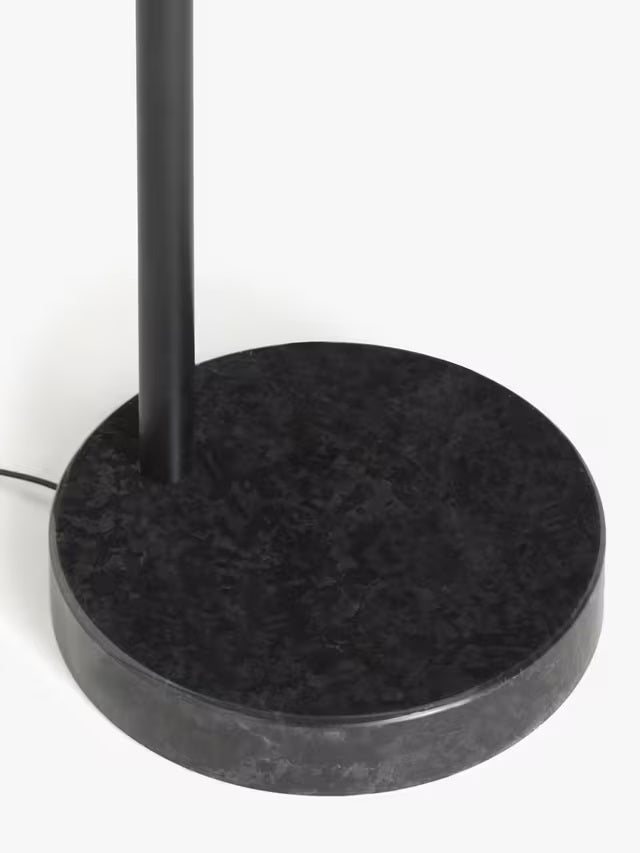 John Lewis Hector Arched Metal Dome Floor Lamp H210cm -  Antique Brass/Black