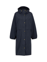Barbour Naboo Women's Knee Length Showerproof Jacket - Dark Navy - UK 10