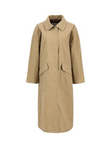 Barbour The Edit by Alexa Lizzy Womens Showerproof Car Coat Beige - Size 10