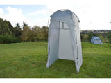 Maypole Polyester Outdoor Shower Utility Tent W120 x D120 x H225cm - Grey