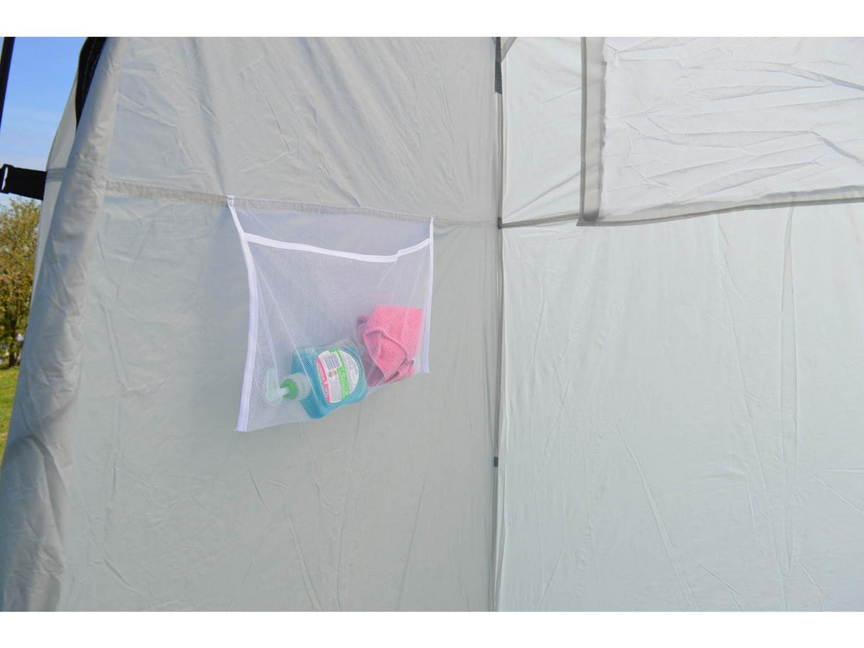 Maypole Polyester Outdoor Shower Utility Tent W120 x D120 x H225cm - Grey