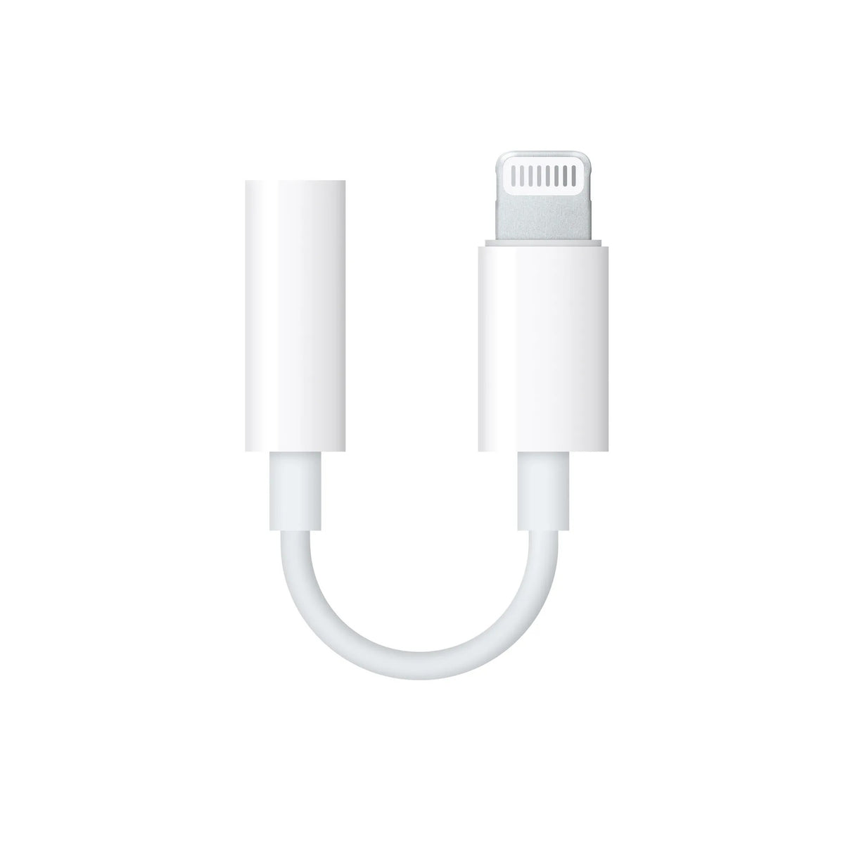 Geniune Apple iPhone Lightning to 3.5 mm Headphone Jack Adapter - White