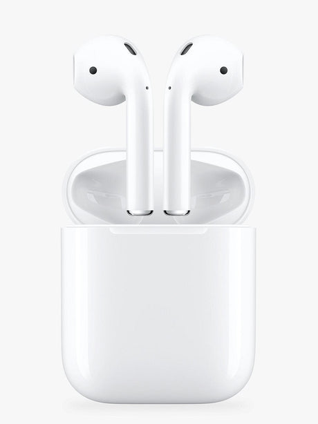 Apple AirPods 2nd Gen (2019) Bluetooth Earphones with Charging Case - White - Kazoop 