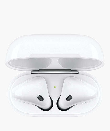 Apple AirPods 2nd Gen (2019) Bluetooth Earphones with Charging Case - White - Kazoop 