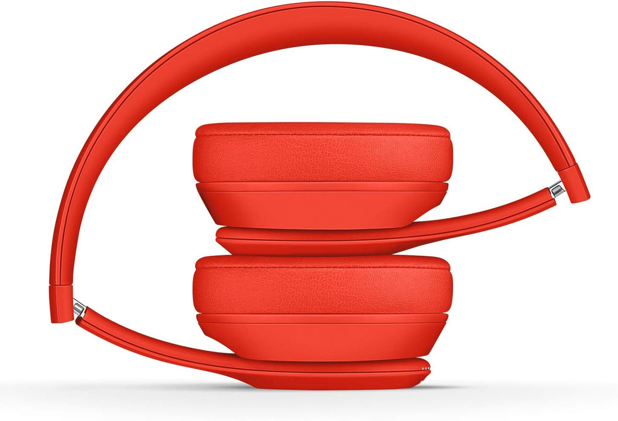 Beats Solo3 Wireless Headphones Over-Head Bluetooth - Red - Kazoop 