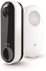 Arlo AVDK2001 Essential Wire-free Smart Video Doorbell - Black/White - Kazoop 