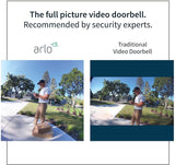 Arlo AVDK2001 Essential Wire-free Smart Video Doorbell - Black/White - Kazoop 