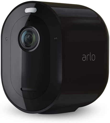 Arlo Pro 4 Wireless 2K HDR WiFi Indoor/Outdoor Smart Security Camera - Black - Kazoop 