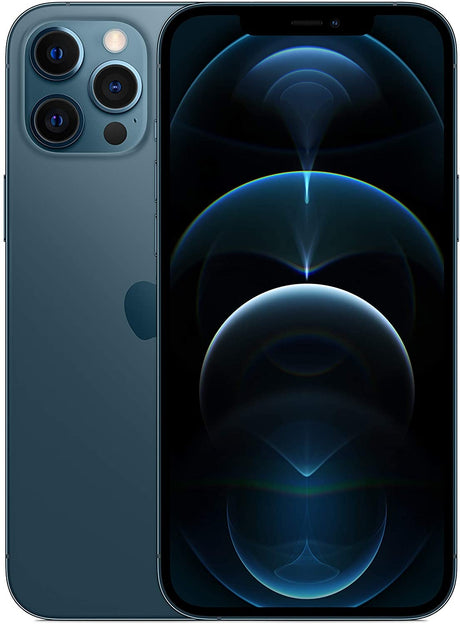 Apple iPhone 12 Pro Max 5G iOS Smartphone 128GB Unlocked - Pacific Blue - Kazoop 