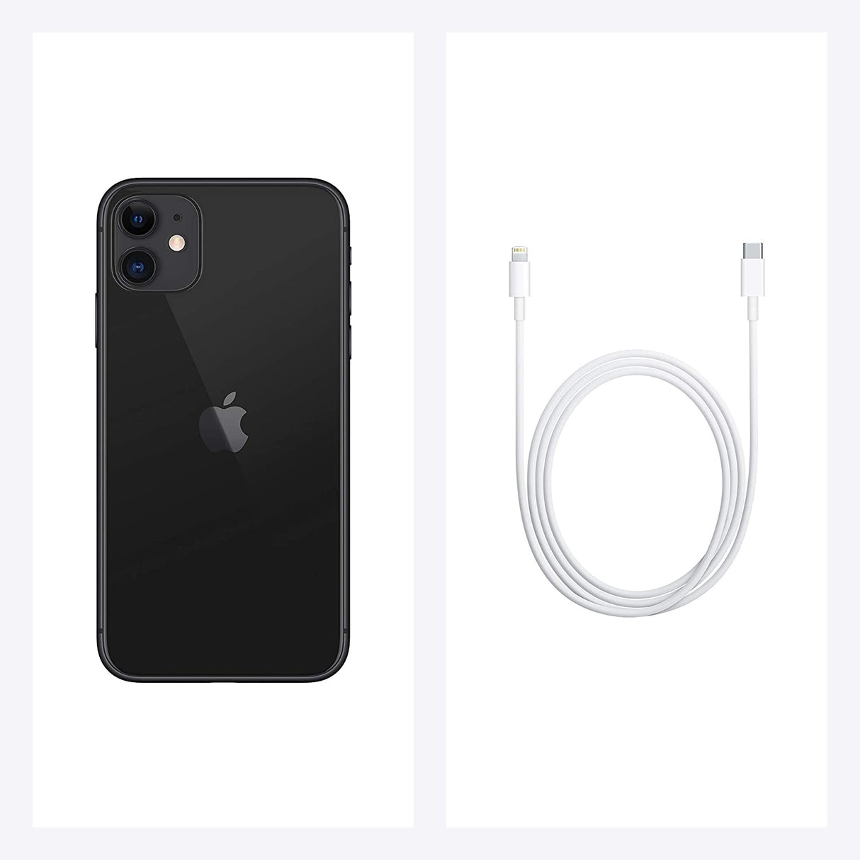 Apple MHDA3B/A iPhone 11 4G 6.1'' iOS Smartphone 64GB Unlocked - Black