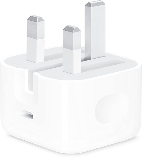 Genuine Apple 20W USB-C Fast Charging Power Adapter for iPhone & iPad - White - Kazoop 