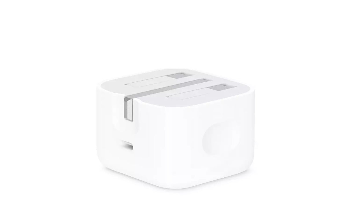 Apple Genuine MUVT3B/A 20W USB-C Power Adapter Plug for iPhone - White